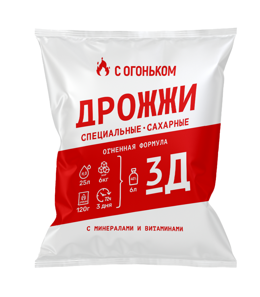 Дрожжи С Огоньком 3Д